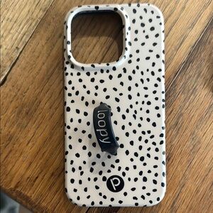 Loopy Case Mocha Dots iPhone 15 Pro Case
